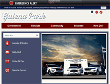 Tablet Screenshot of cityofgalenapark-tx.gov